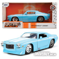 
              JADA BIG TIME MUSCLE 1971 CHEVY CAMARO IN SKY BLUE 1/24
            