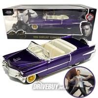 
              JADA HOLLYWOOD RIDES 1956 CADILLAC ELDORADO W/ ELVIS FIGURINE 1/24
            