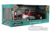 
              Jada Just Trucks 1956 Ford F100 + Gas Pump 1/24
            