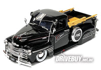 
              JADA STREET LOW 1951 CHEVY LOWRIDER PICKUP IN BLACK 1/24
            