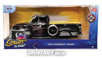 
              JADA STREET LOW 1951 CHEVY LOWRIDER PICKUP IN BLACK 1/24
            