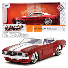 Jada Big Time Muscle 1971 Chevrolet Chevelle SS in Red & White 1/24