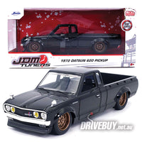 
              JADA JDM TUNERS 1972 DATSUN 620 PICKUP BLACK 1/24
            