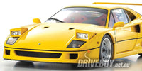 
              Ferrari F40 1/18 - Kyosho Original Diecast - Yellow
            