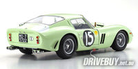 
              1962 Ferrari 250 GTO #15 (RHD) 1/18 - Kyosho Original Diecast - Light Green
            