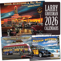 
              Larry Grossman / Retrovisions 2026 Wall Calendar; Surfin' Scenes
            