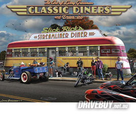 Larry Grossman / Retrovisions 2026 Wall Calendar; Classic Diners & Drive-Ins