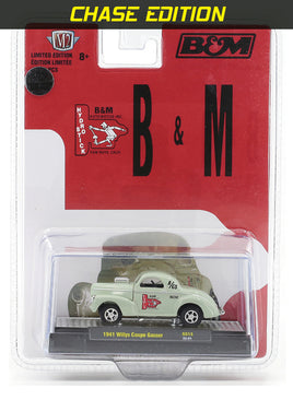 M2 Machines **CHASE** B&M Automotive 1941 Willys Gasser 1/64