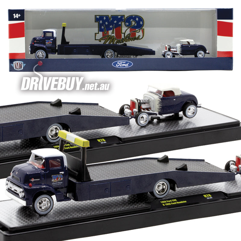 M2 Machines Speed & Chrome 1956 Ford COE & 1932 Ford