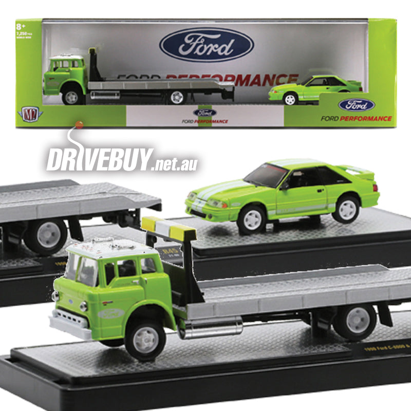 M2 1990 フォード C-8000 & 1987 マスタング GT 1:64 1990 Ford C-8000 & 1988 Fox Body Ford Mustang GT Ford
