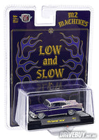 
              1956 Chevy Bel Air Custom 1/64 – M2 Machines – Purple/Silver
            