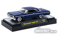 
              1964 Chevy Impala SS 1/64 – M2 Machines – Metallic Blue
            