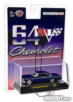 
              1964 Chevy Impala SS 1/64 – M2 Machines – Metallic Blue
            