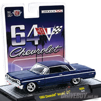 
              1964 Chevy Impala SS 1/64 – M2 Machines – Metallic Blue
            