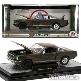 1966 Shelby GT350 Ford Mustang 1/24 - M2 Diecast - Dark Green Rusty Patina