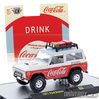 
              1971 Ford Bronco Coca-Cola 1/64 – M2 Machines Diecast
            