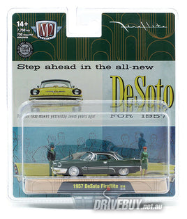 M2 Machines Vintage Style 1957 Desoto Fireflite Diorama 1/64