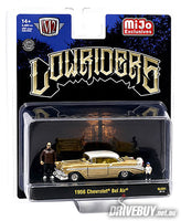 
              1956 Chevrolet Bel Air Lowrider 1/64 – M2 Machines MiJo Exclusives - Gold
            