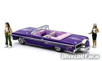 
              1964 Chevrolet Impala SS 409 Convertible Lowrider 1/64 – M2 Machines MiJo Exclusives - Purple
            
