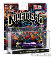 
              1964 Chevrolet Impala SS 409 Convertible Lowrider 1/64 – M2 Machines MiJo Exclusives - Purple
            