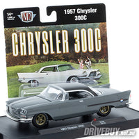 
              1957 Chrysler 300C 1/64 - M2 Diecast - Grey Black
            