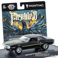 
              1968 Pontiac Firebird 400 HO 1/64 - M2 Diecast - Black Gold
            