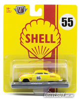 
              1949 Mercury Custom Shell #55 1/64 - M2 Diecast - Yellow Red
            