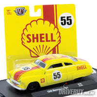
              1949 Mercury Custom Shell #55 1/64 - M2 Diecast - Yellow Red
            