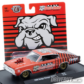 1966 Dodge Charger Hemi Speed Dawg 1/64 - M2 Diecast - Red Black