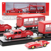 
              M2 Machines Coca-Cola 1973 Chev Cheyenne Super 30 & 1959 Corvette XP-86 Stingray 1/64
            