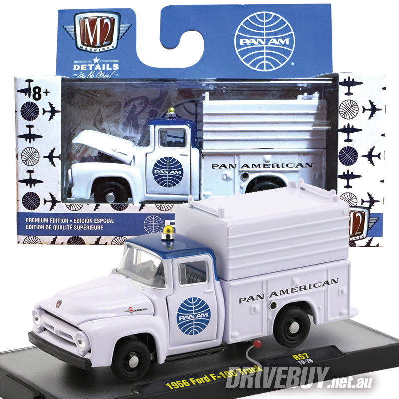 M2 Machines Pan Am 1956 Ford F100 Service Truck 1/64| DriveBuy