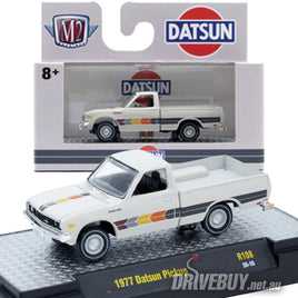 1977 Datsun Pickup 1/64 - M2 Diecast - White Cream