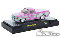 
              1995 Ford Ranger Custom Pickup 1/64 – M2 Machines – Pink/Mint Green
            