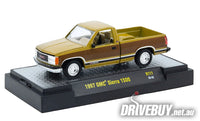 
              1997 GMC Sierra 1500 Pickup 1/64 – M2 Machines – Gold/Brown
            