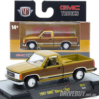 
              1997 GMC Sierra 1500 Pickup 1/64 – M2 Machines – Gold/Brown
            