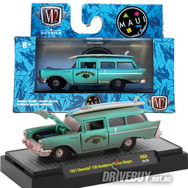 M2 Machines Maui & Sons 1957 Chevy 150 Handyman Wagon 1/64