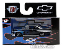 
              M2 Machines 1957 Chevy Bel Air Black w/Blue Flames 1/64
            