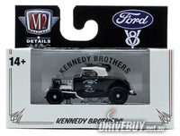 
              1932 Ford Roadster Kennedy Brothers 1/64 – M2 Diecast – Black/White
            