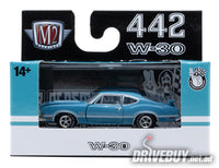
              M2 Machines 1970 Oldsmobile Cutlass 442 W30 1/64
            
