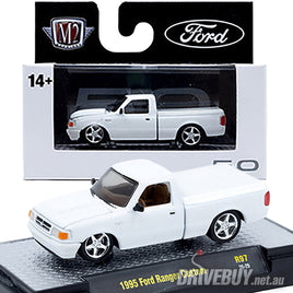 1995 Ford Ranger Custom 1/64 – M2 Machines – White
