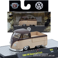 
              1960 VW Volkswagen Kombi Single Cab Pickup 1/64 - M2 Diecast - Cream Brown
            