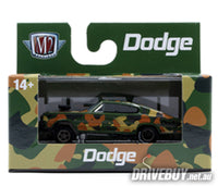 
              1966 Dodge Charger Gasser 1/64 - M2 Diecast - Green Camouflage
            