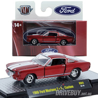 
              1966 Ford Mustang Fastback 2+2 Custom 1/64 - M2 Diecast - Candy Red
            