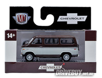 
              1971 Chevrolet Van Beauville 10 1/64 – M2 Diecast – Brown
            