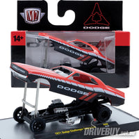 
              1971 Dodge Challenger Funny Car 1/64 – M2 Diecast – Red/Black
            
