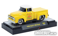 
              1956 Ford F100 Pickup Maui & Sons 1/64 - M2 Diecast - Yellow
            