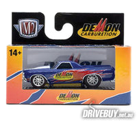 
              1970 Chevy El Camino SS 454 Demon Carbs 1/64 - M2 Diecast - Blue
            