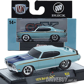 1970 Buick GSX 1/64 – M2 Diecast – Teal