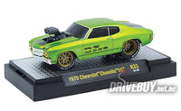 
              1970 Chevrolet Chevelle SS 1/64 – M2 Diecast – Metallic Lime Green
            