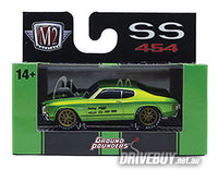 
              1970 Chevrolet Chevelle SS 1/64 – M2 Diecast – Metallic Lime Green
            